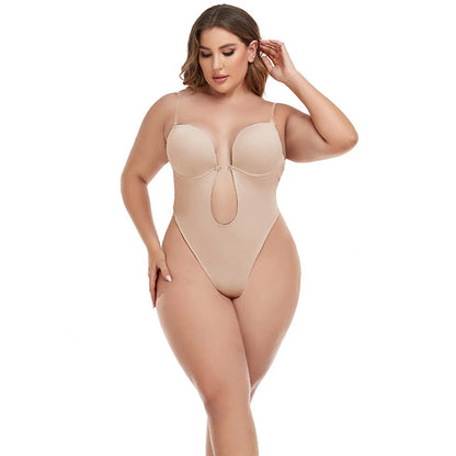 Formivelle Backless Thong Bodysuit Bra