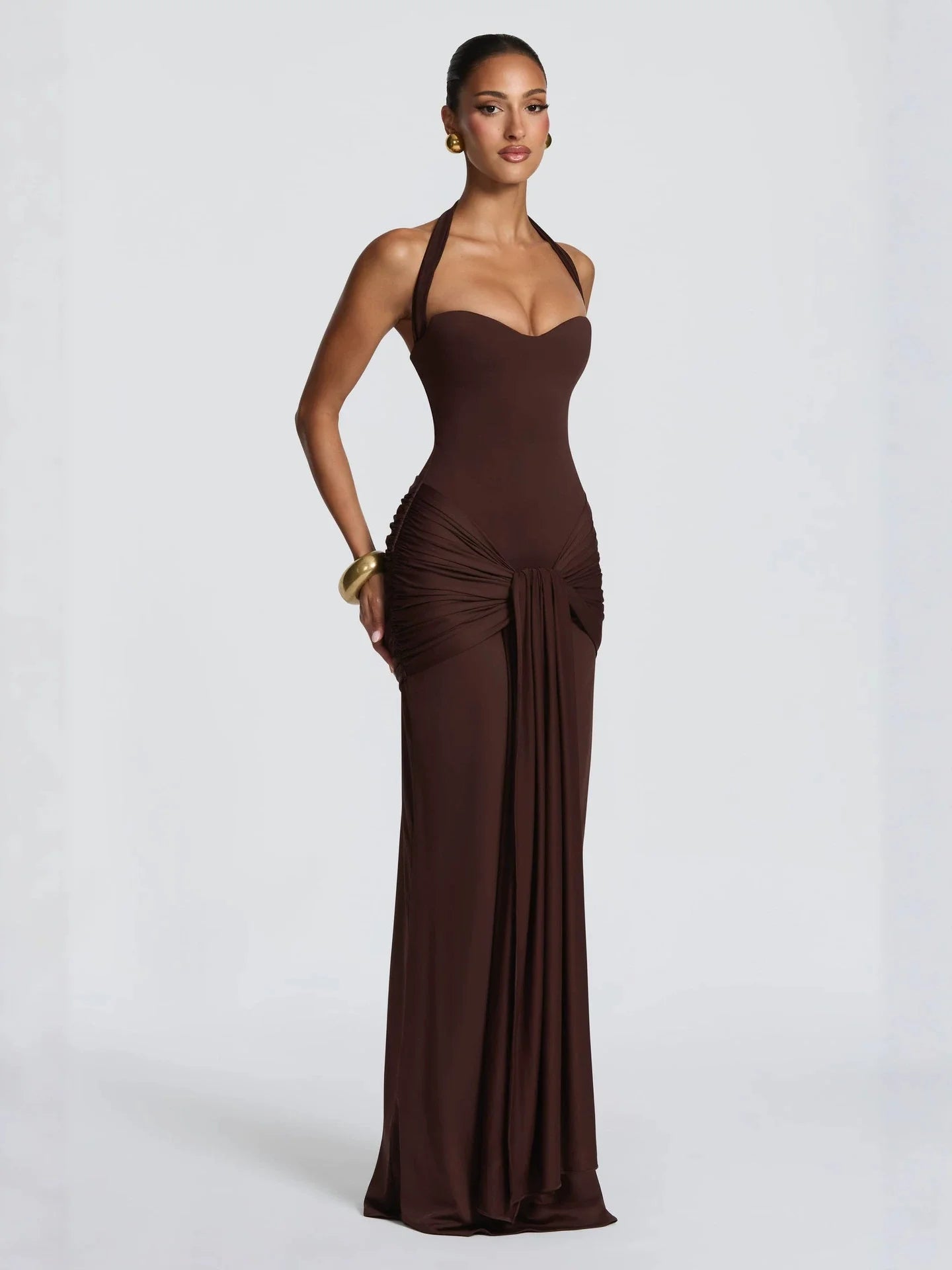 Gia Maxi Dress - Olive