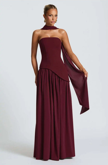 Tullulah Maxi Dress - Deep Olive
