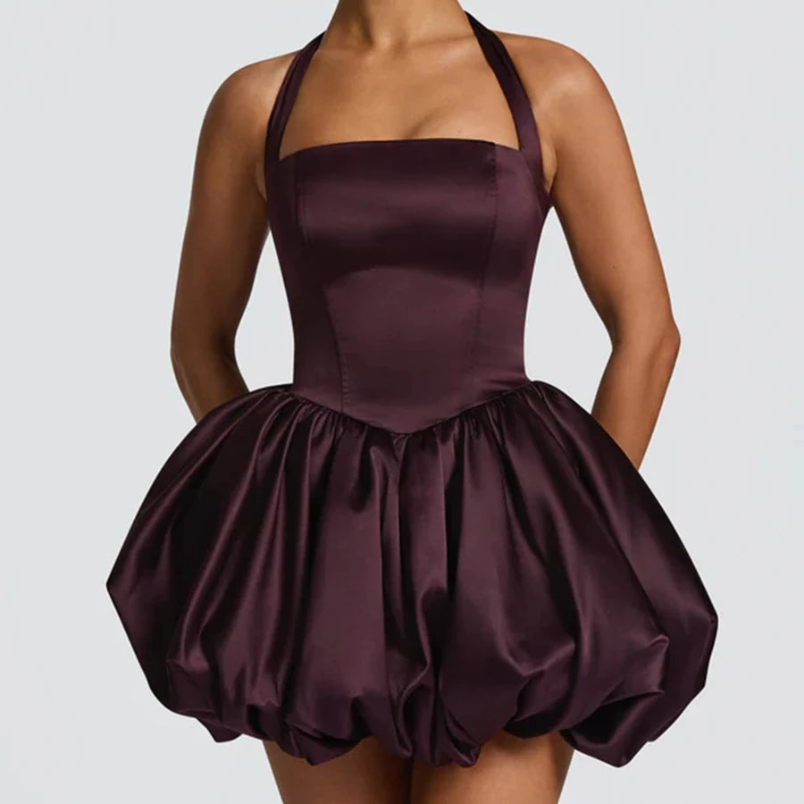 Araminta Mini Dress - Silver