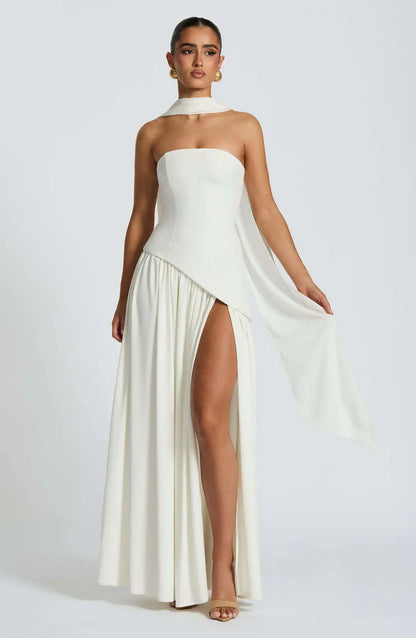 Tullulah Maxi Dress - Deep Olive