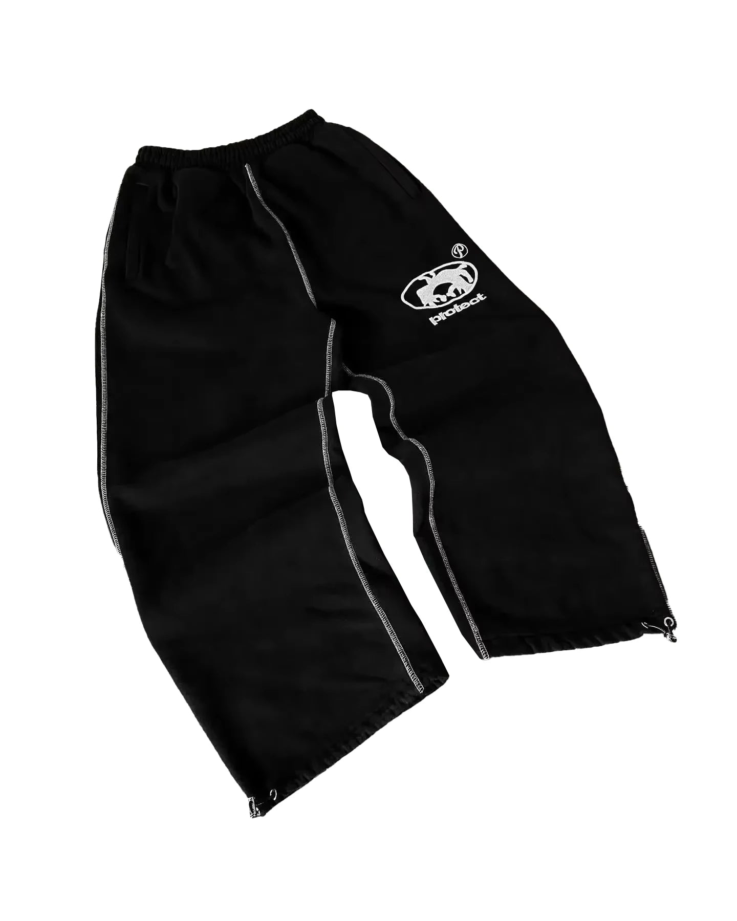 Plaid Patchwork Sweatpants - Unisex