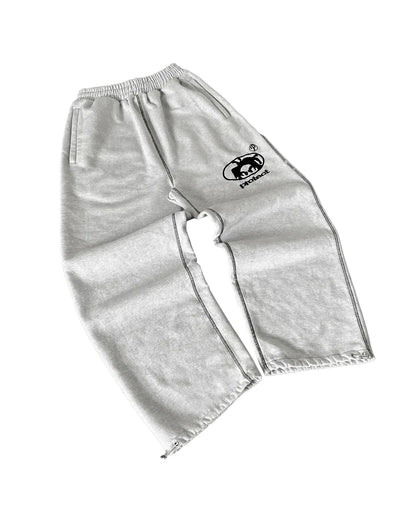 Plaid Patchwork Sweatpants - Unisex