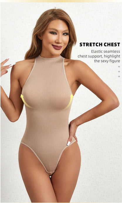 Formivelle Backless Thong Bodysuit Bra