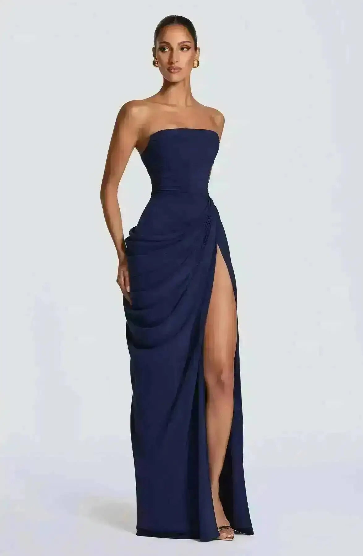 Cyra Maxi Dress - Deep Red