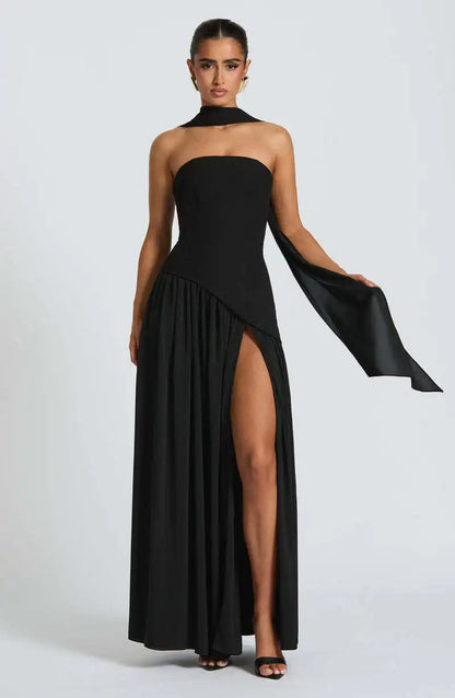 Tullulah Maxi Dress - Deep Olive