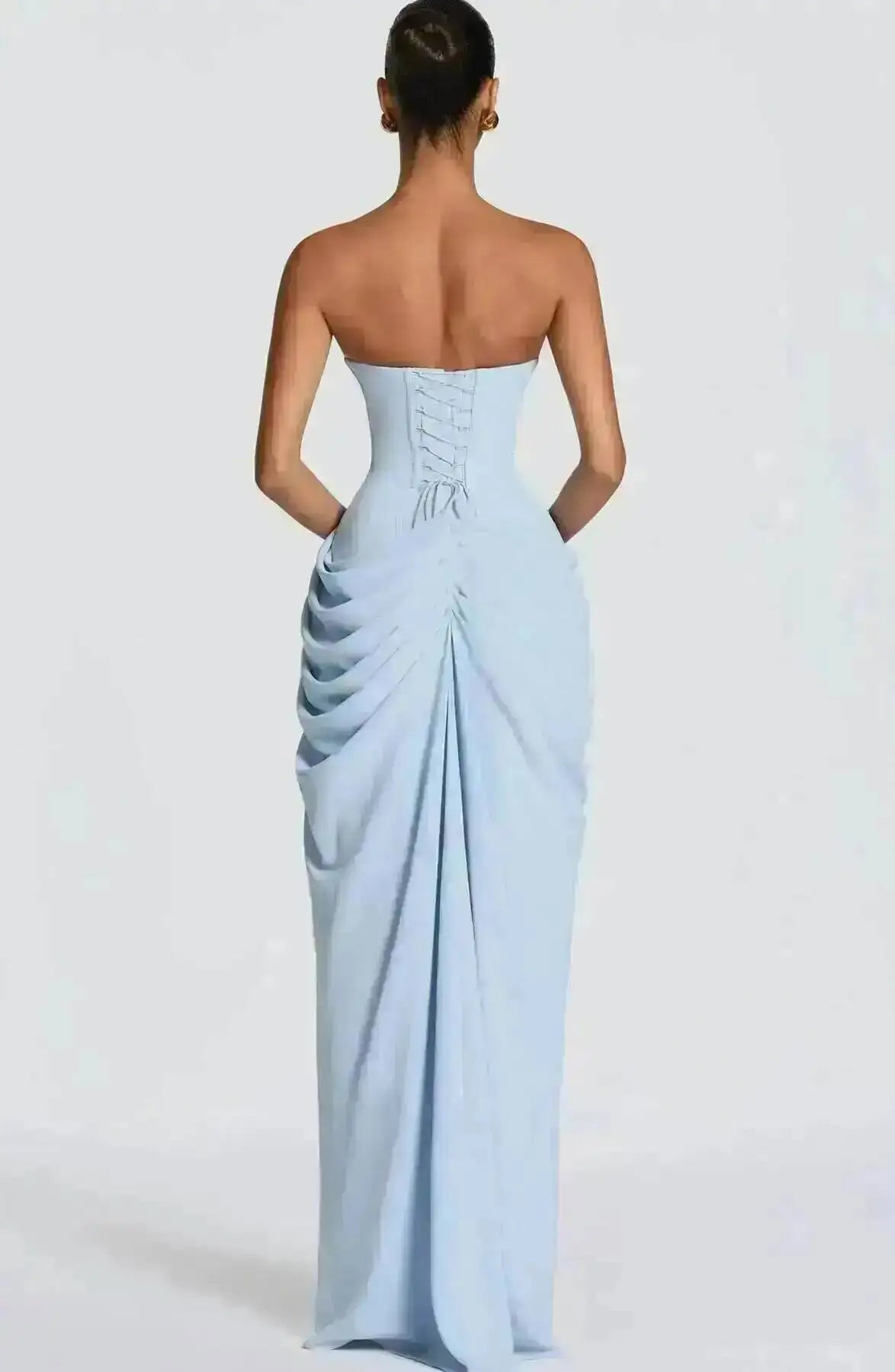 Cyra Maxi Dress - Deep Red