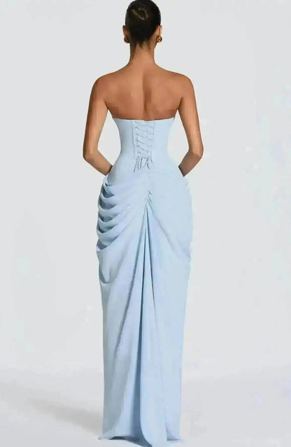Cyra Maxi Dress - Deep Red