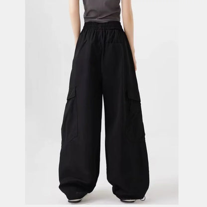Corduroy Wide Cargo Pants IJ521
